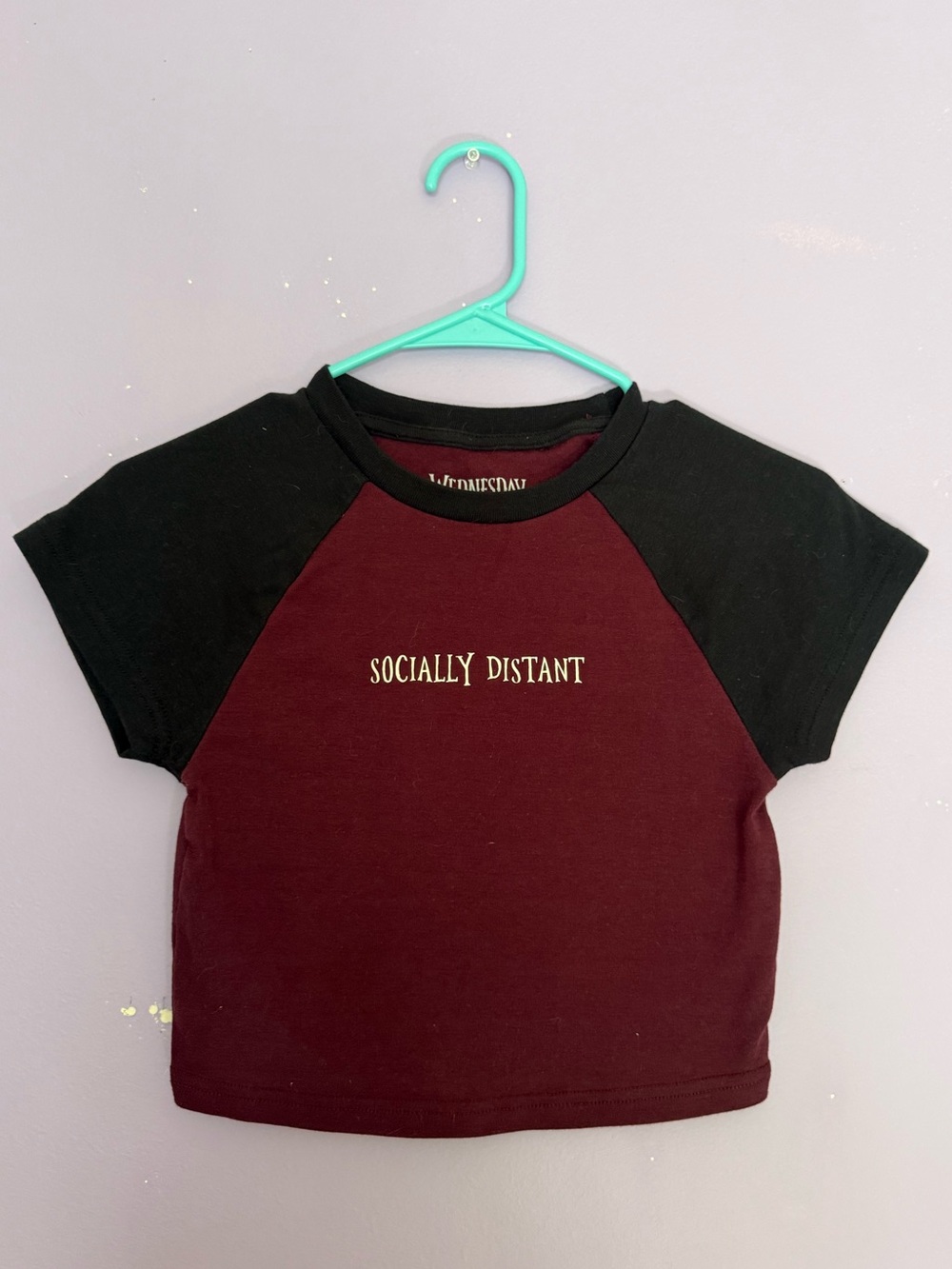 Socially distant baby tee